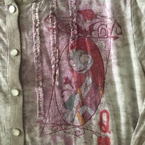 Disney Store Nightmare Before Christmas Sally long sleeve shirt. Size XL.